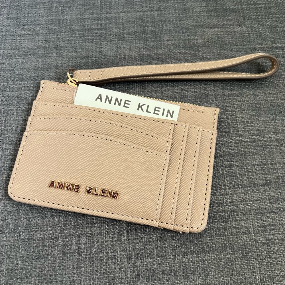 NWT ANNE KLEIN CARD CASE WRISTLET WALLET CARDHOLDER ORGANIZER